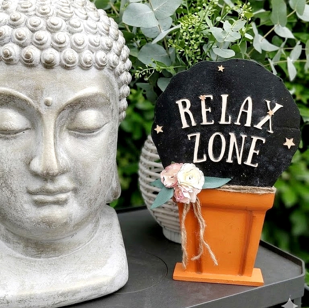 Dekorační cedulka RELAX ZONE