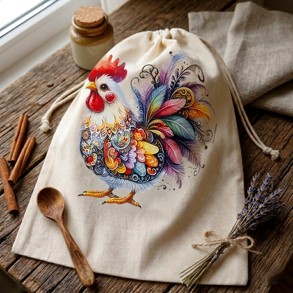 Pytlík z organické bavlny GOTS – motiv B