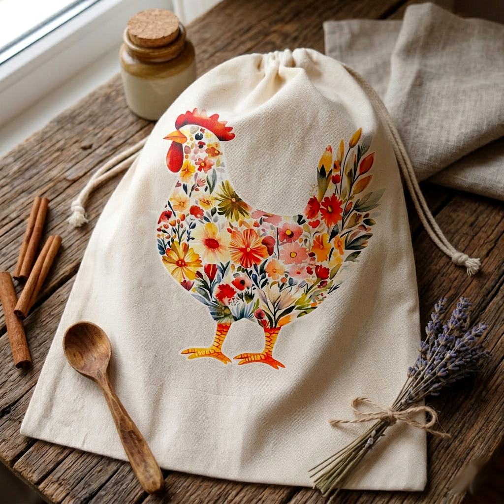 Pytlík z organické bavlny GOTS – motiv A