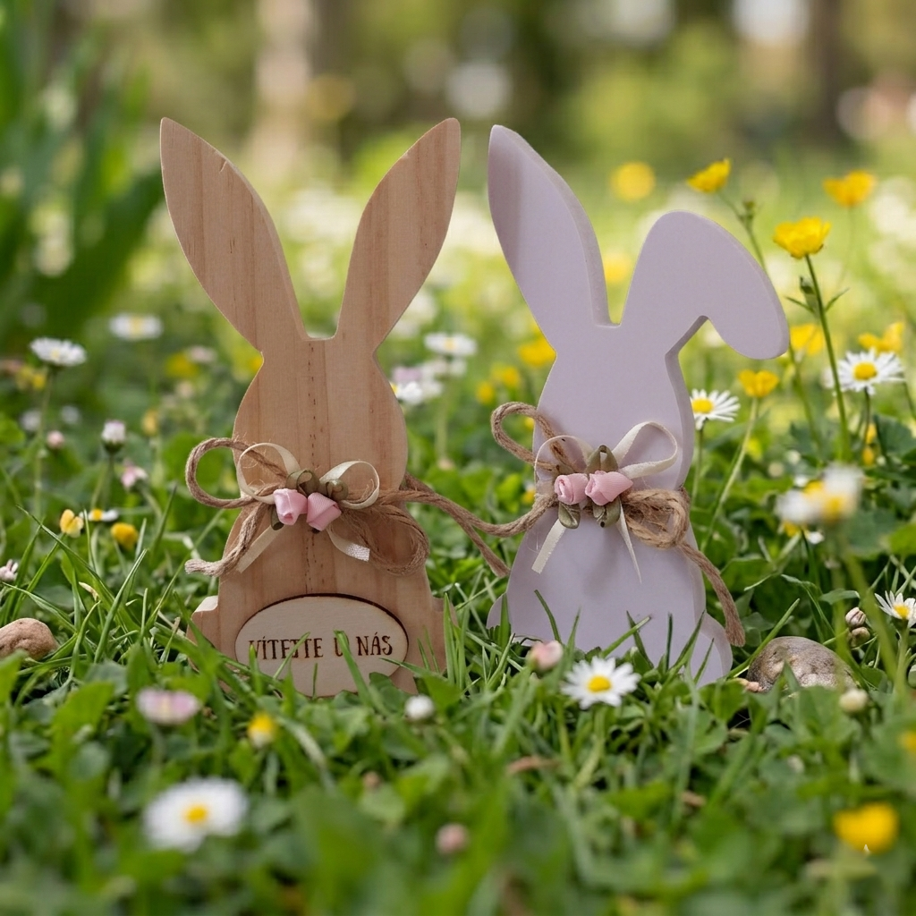 Zajíček dřevěný - Vítejte u nás